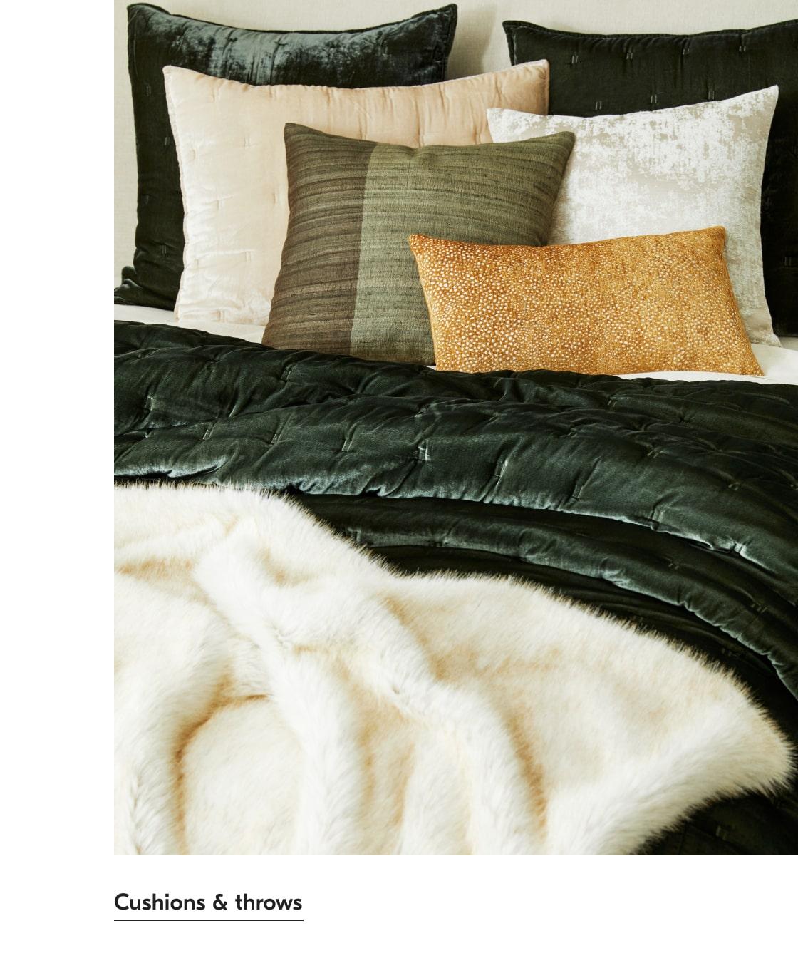 Shop Cushions & Throws